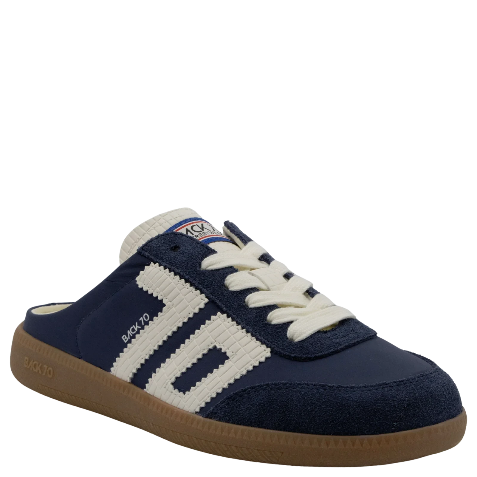 Easter Backless Sneaker Navy Sneakers Back 70 