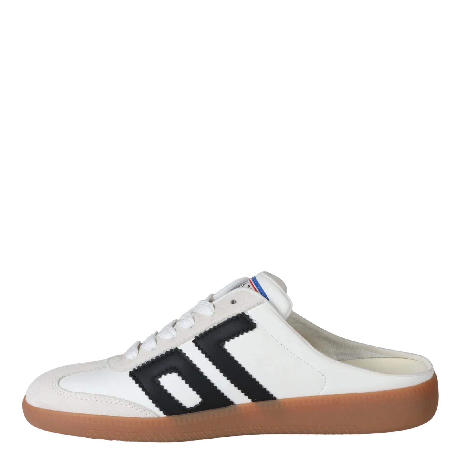 Easter Backless Sneaker White/Black Sneakers Back 70 