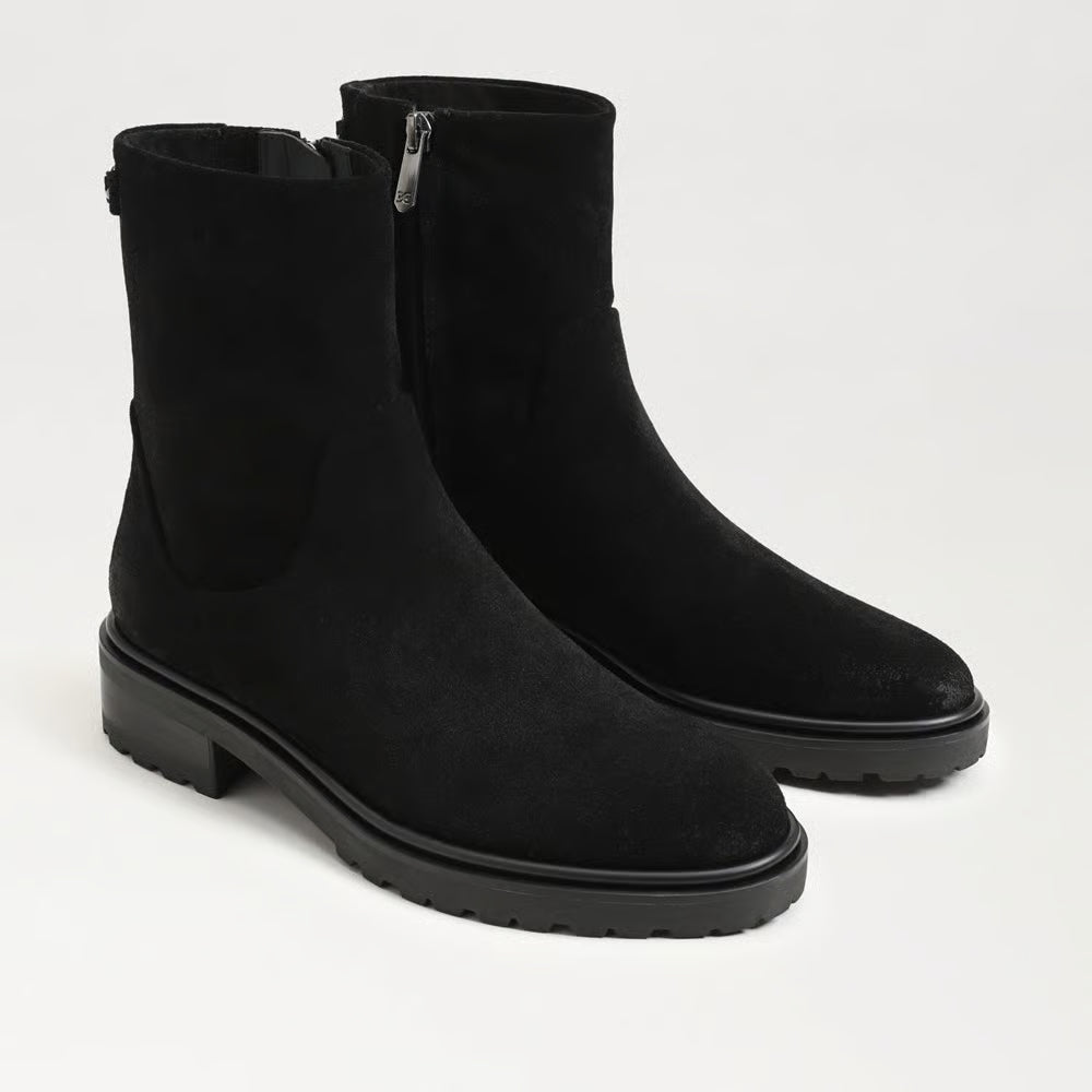 Sky Suede Ankle Boot Black