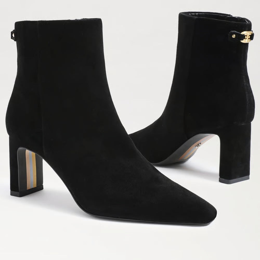 Saige Ankle Bootie Black Boots - Booties Sam Edelman 