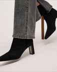 Saige Ankle Bootie Black Boots - Booties Sam Edelman 