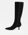 Yulia Knee High Boot Black Suede Knee High Boots Sam Edelman 