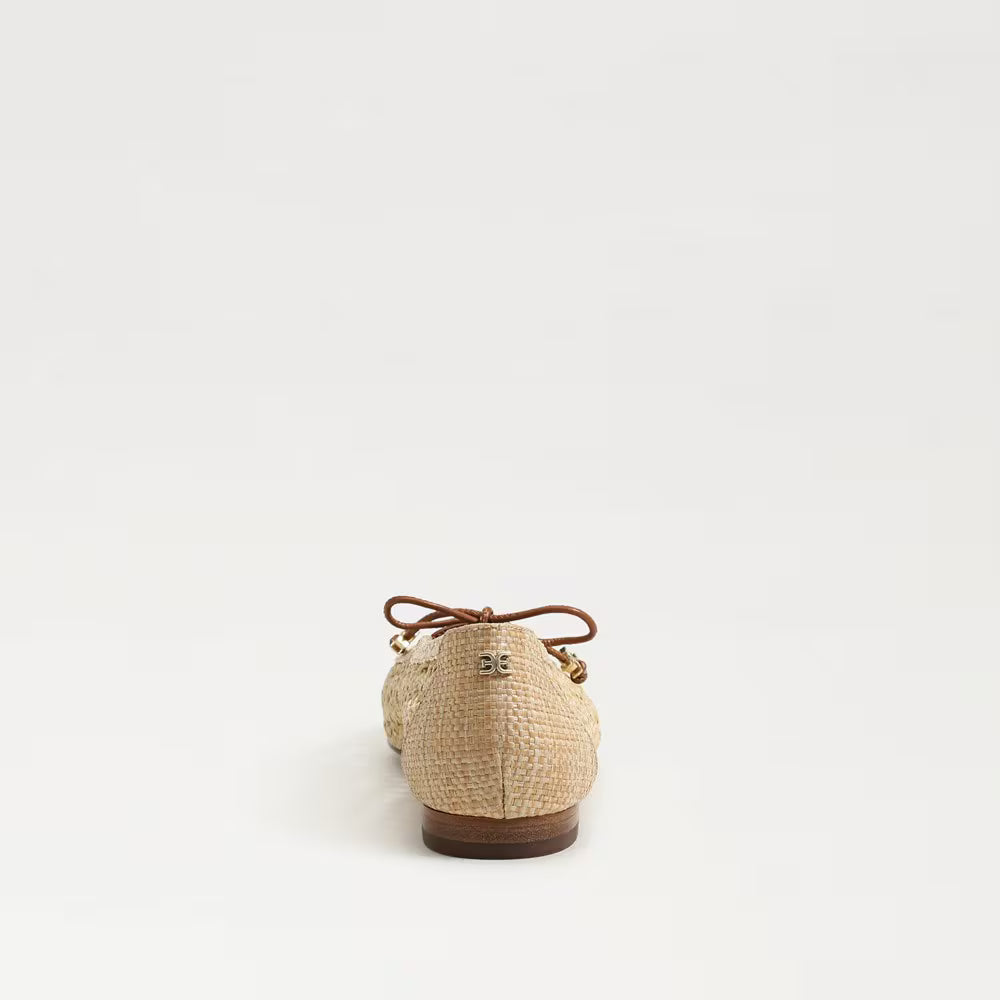 Marcie Bleached Beechwood/ Saddle Flats - Ballet Sam Edelman 