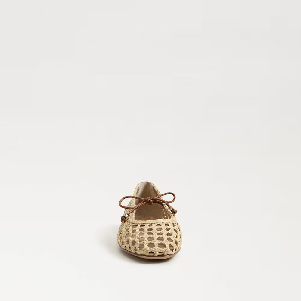 Marcie Bleached Beechwood/ Saddle Flats - Ballet Sam Edelman 