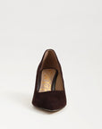 Vienna Pointed Toe Pump Cafe Noir Suede Pumps - High Sam Edelman 