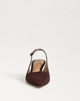 Bianca Sling Back Pump Suede Cafe Nior Sandals - Heeled Sandals Sam Edelman 