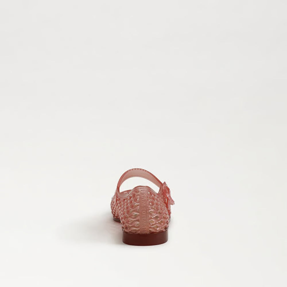 Michaela Jelly Mary Jane Pink Sandals - Flat Sandals Sam Edelman 