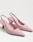 Bianka Slingback Pump Primrose Pink Suede Pumps - Low Sam Edelman 