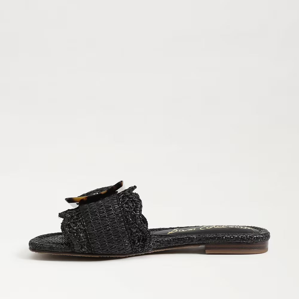 Bambi Slide Sandal Black Sandals - Flat Sandals Sam Edelman 