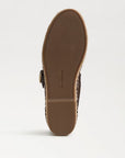 Mackie Mesh Espadrille Mary Jane Café Noir Flats - Ballet Sam Edelman 