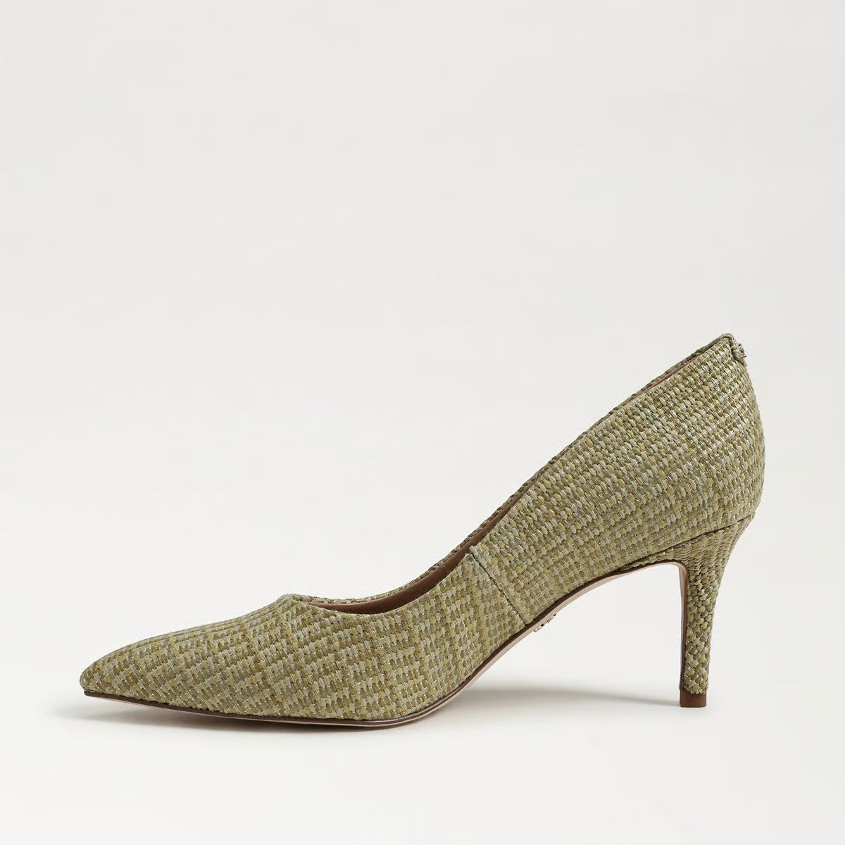 Vienna Pointed Toe Pump Raffia Sage Pumps - Low Sam Edelman 