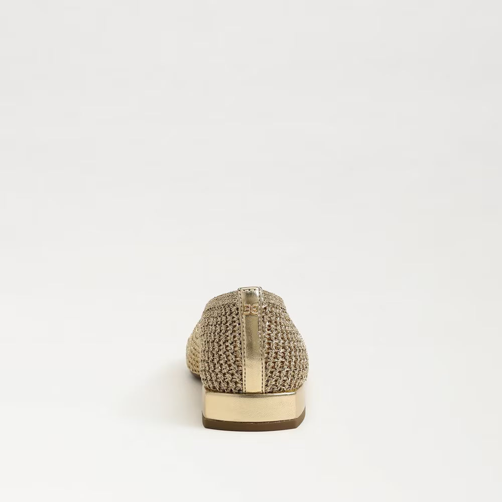 Kasey Knit Ballet Flat Amber Gold Flats - Ballet Sam Edelman 