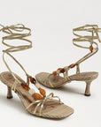 Paloma Wrap Sandal Heel Amber Gold Sandals - Heeled Sandals Sam Edelman 