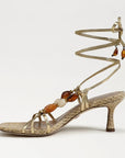 Paloma Wrap Sandal Heel Amber Gold Sandals - Heeled Sandals Sam Edelman 