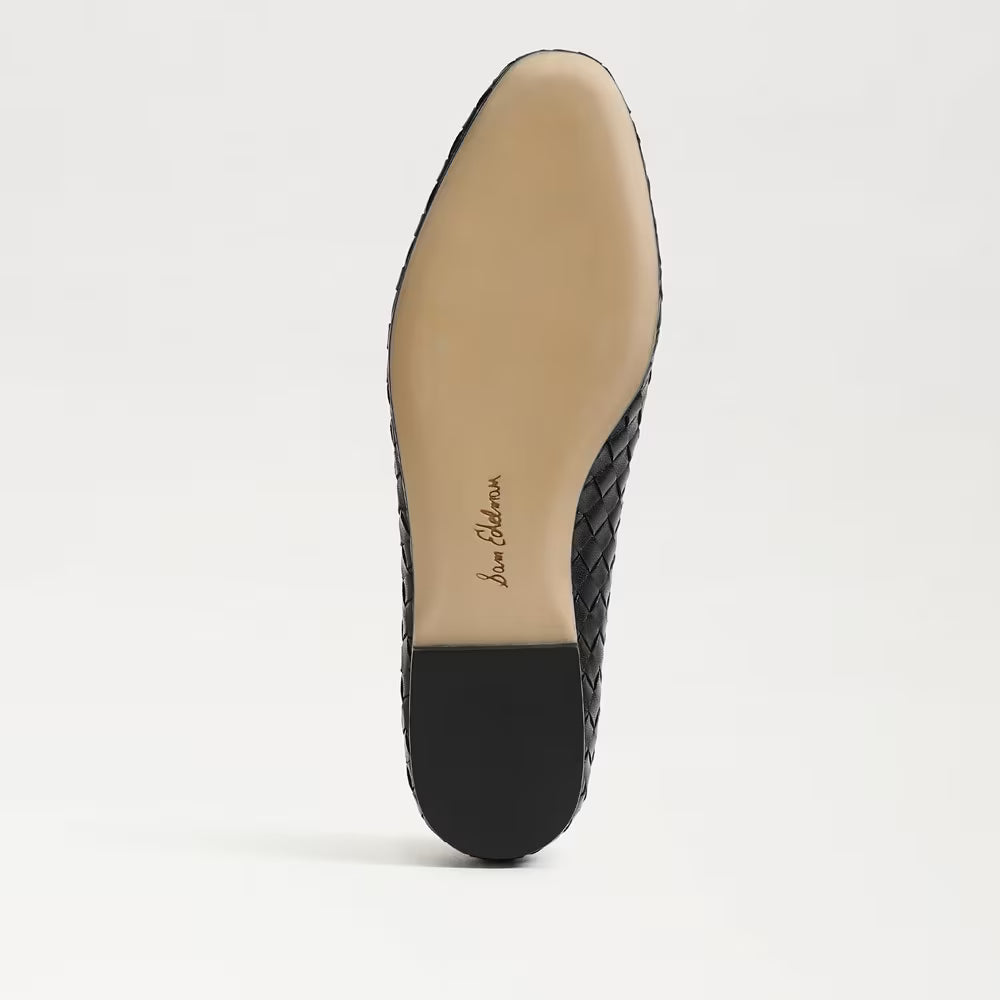 Ruthie Pointed Ballet Flat Black Leather Flats - Ballet Sam Edelman 