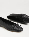Ruthie Pointed Ballet Flat Black Leather Flats - Ballet Sam Edelman 