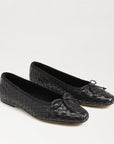 Ruthie Pointed Ballet Flat Black Leather Flats - Ballet Sam Edelman 