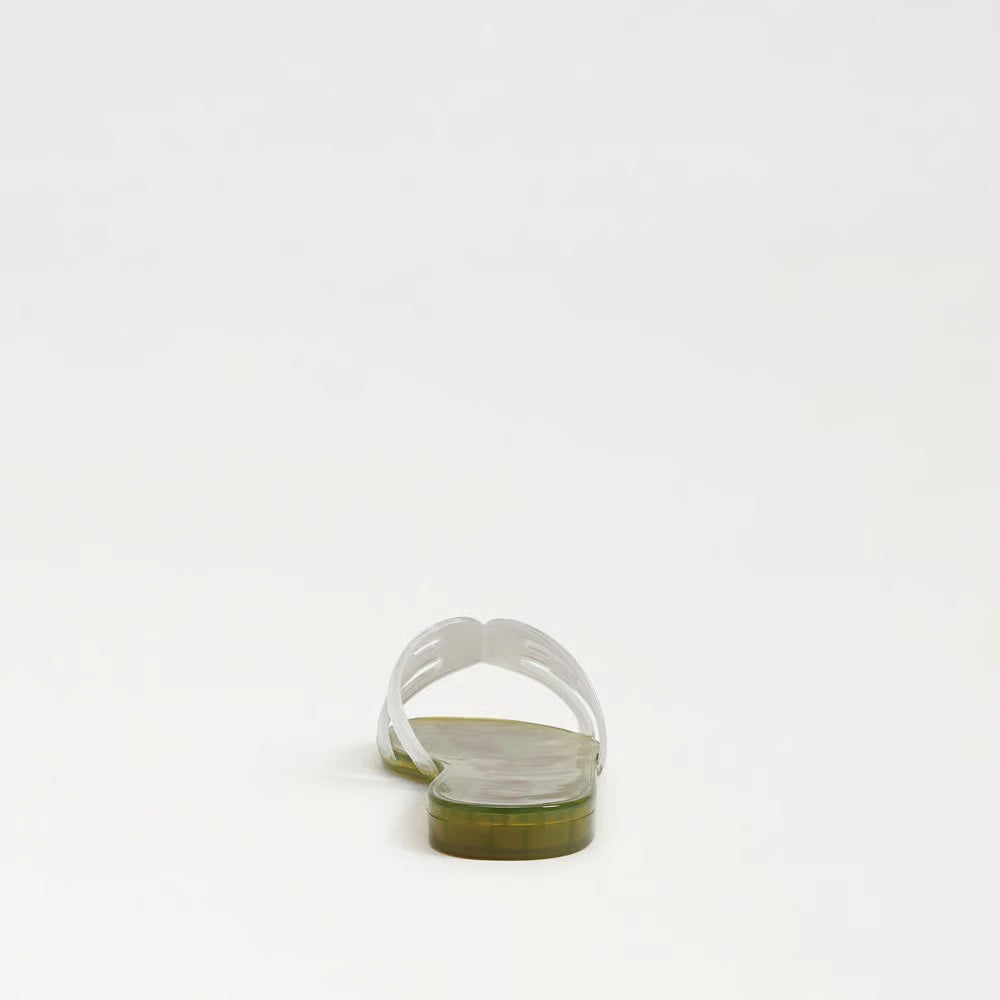 Bay Jelly Slide Sandal Clear/Green Sandals - Flat Sandals Sam Edelman 