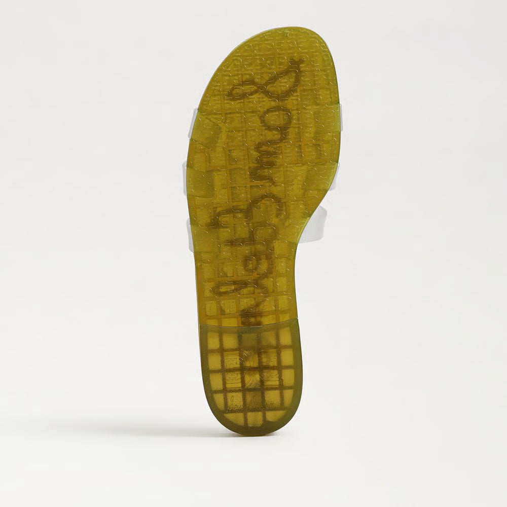 Bay Jelly Slide Sandal Clear/Green Sandals - Flat Sandals Sam Edelman 