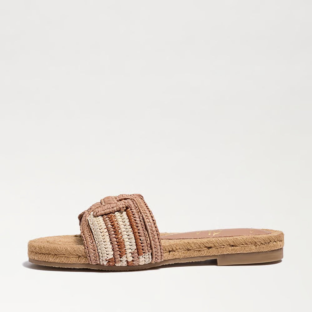 Miya Slide Sandal Brown Multi Sandals - Flat Sandals Sam Edelman 