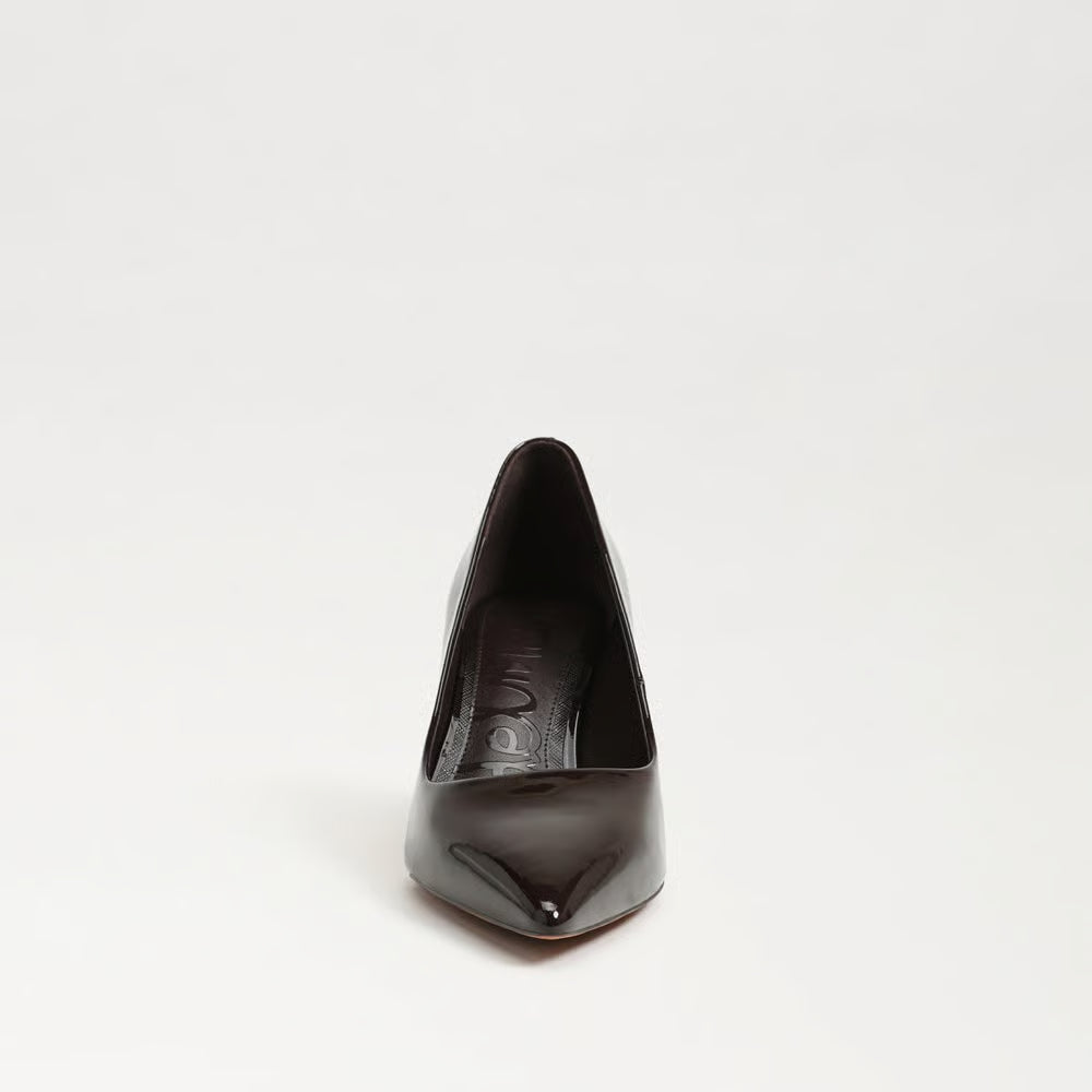 Vienna Pointed Toe Heel Patent Leather Rich Chocolate Sandals - Heeled Sandals Sam Edelman 