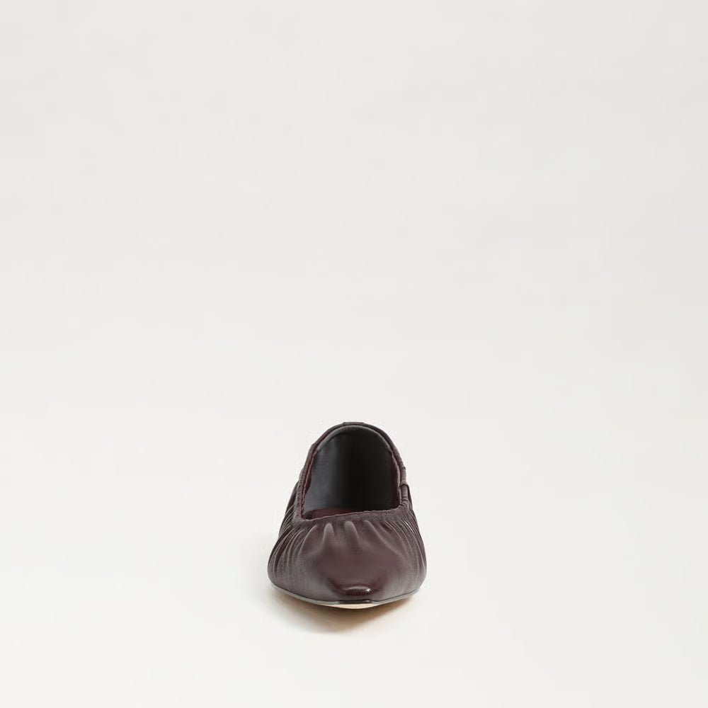 Essex Ballet Flat Leather French Burgundy Flats - Ballet Sam Edelman 