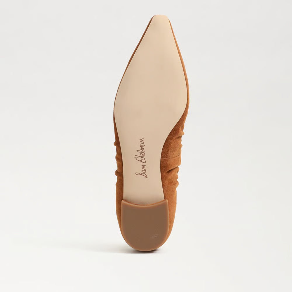 Essex Ballet Flat Suede Honey Bourbon Flats - Ballet Sam Edelman 