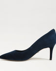 Vienna Pointed Toe Heel Suede Oasis Navy Sandals - Heeled Sandals Sam Edelman 