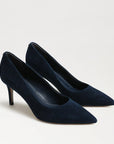 Vienna Pointed Toe Heel Suede Oasis Navy Sandals - Heeled Sandals Sam Edelman 