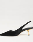 Bianka Gilded Slingback Pump Brahma Hair Black