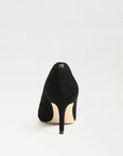 Vienna Pointed Toe Pump Black Suede Pumps - High Sam Edelman 