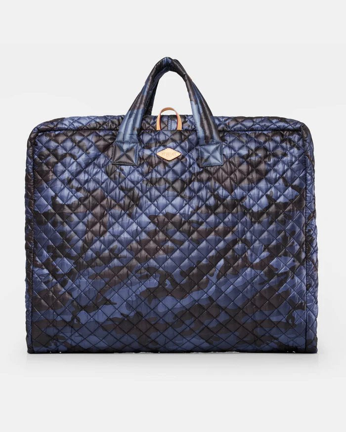 Michael Garment Bag Dark Blue Camo Handbags - Tote & Satchel MZ Wallace 