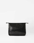 Woven Clutch Black Lacquer Handbags - Clutch MZ Wallace 