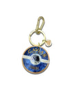 Hand Painted Caviar Bag Charm & Keychain Bag Charms Solar Eclipse 