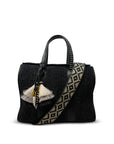 Ella Black Raffia Handbags - Tote & Satchel Kempton 