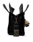 Ella Black Raffia Handbags - Tote & Satchel Kempton 