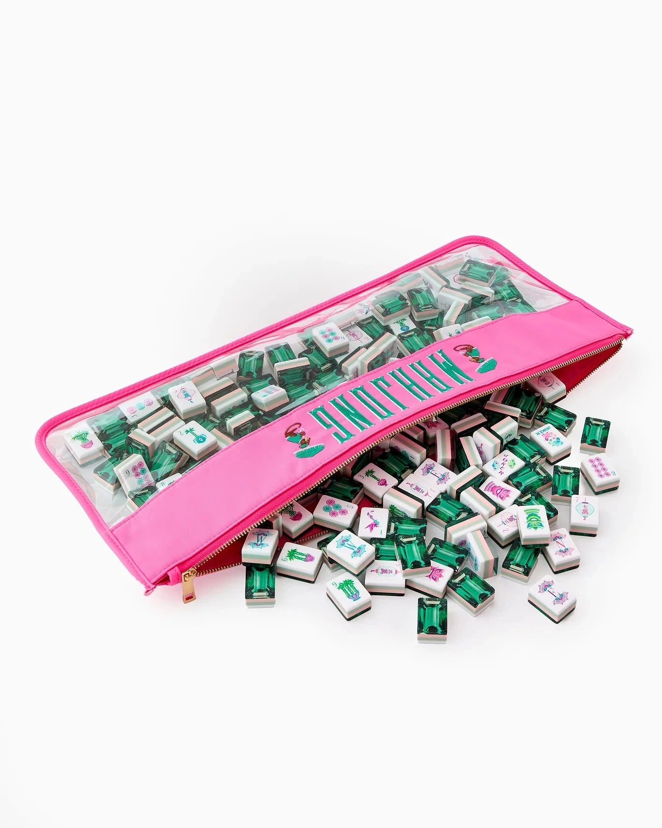 Emerald Mahjong Tiles Home Decor - Games Oh My Mahjong 