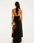 Ammonite Beaded Elastic Pants Black Pants - Trousers Farm Rio 