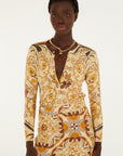 Luize Knit Cardigan Soft Yellow Sweater - Cardigans Farm Rio 