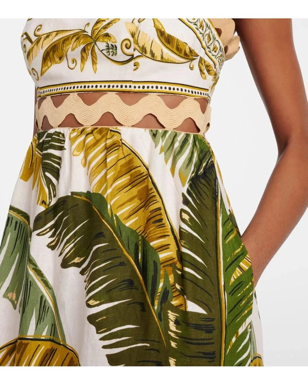 Trancoso Sand Sleeveless Maxi Dress Dresses - Maxi Farm Rio 