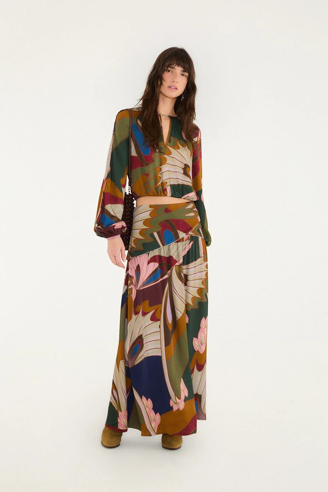 Long Skirt Mystical Paradise Skirts - Maxi Farm Rio 