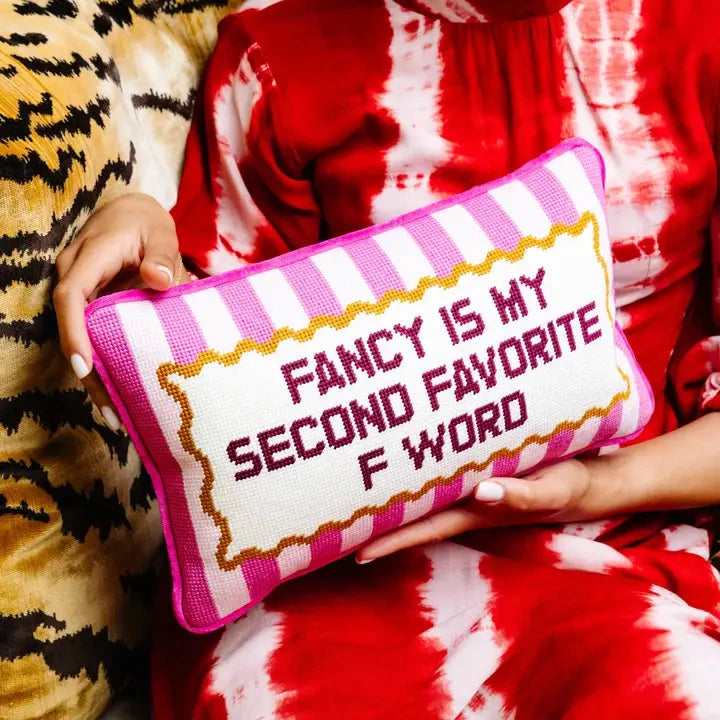 Fancy Needlepoint Pillow Home Decor - Pillows Furbish 