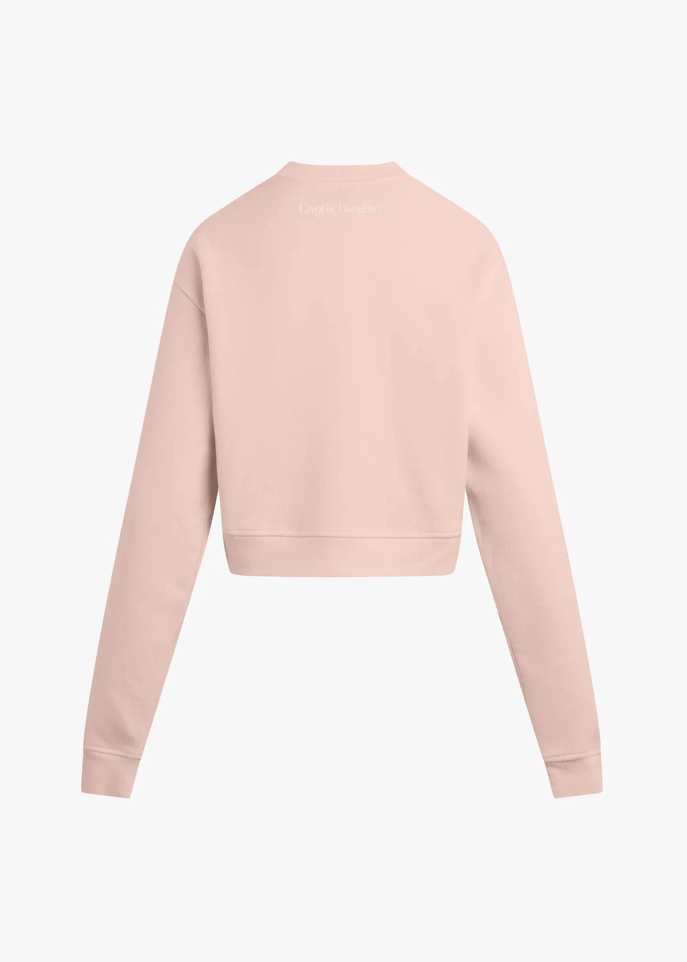 Mom of the Year Varsity Sweatshirt Pale Pink Gardenia Tops - Sweatshirts Favorite Daughter 