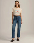Mom of the Year Tee Gardenia/Baby Blue Tops - Tees Favorite Daughter 