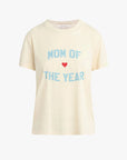 Mom of the Year Tee Gardenia/Baby Blue Tops - Tees Favorite Daughter 