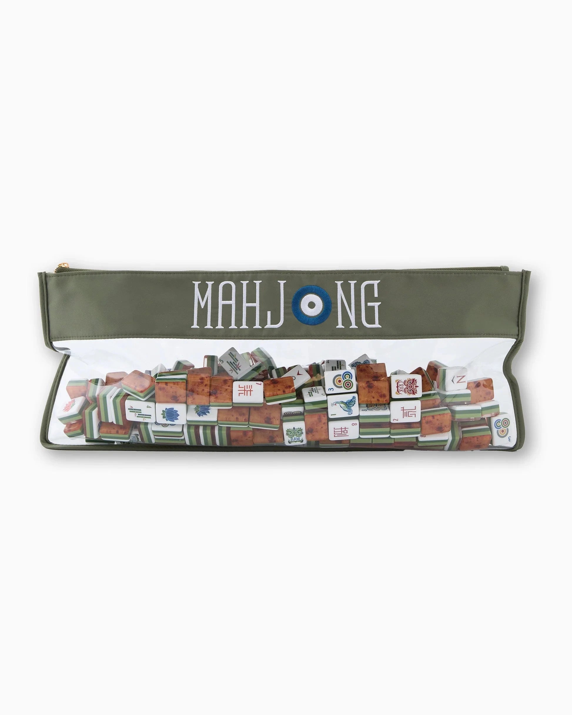 Mahjong Bag Forest Green Home Decor - Games Oh My Mahjong 