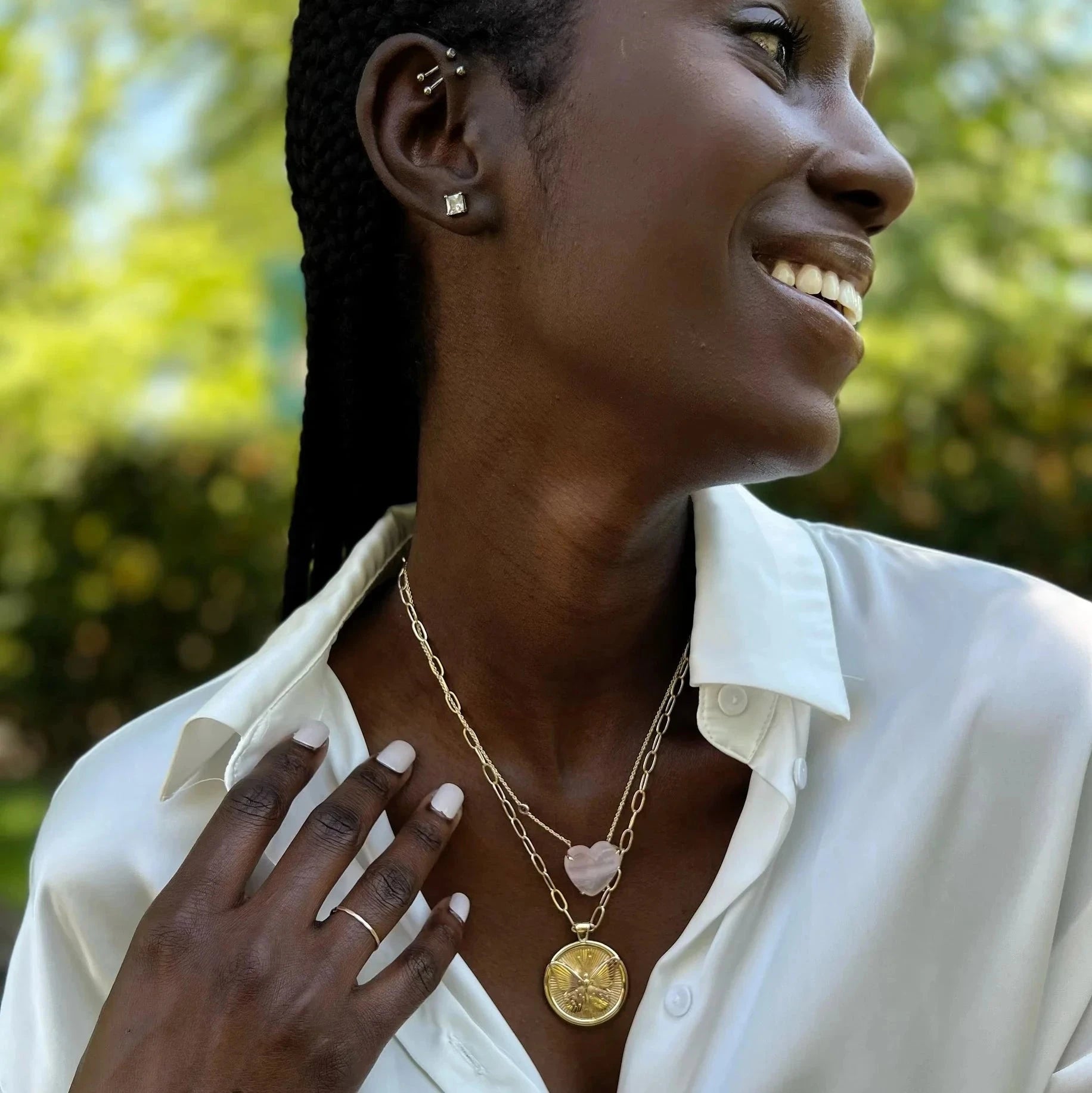 Free Original Pendant Coin 18&quot; Grande Rolo Necklaces Jane Win 