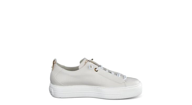 Faye Sneaker Leather Ivory Shoes - Sneakers Paul Green 