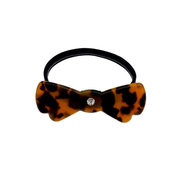 Bow Hair Tie Tortoise Accessories - Beauty & Hair Emi Jay 