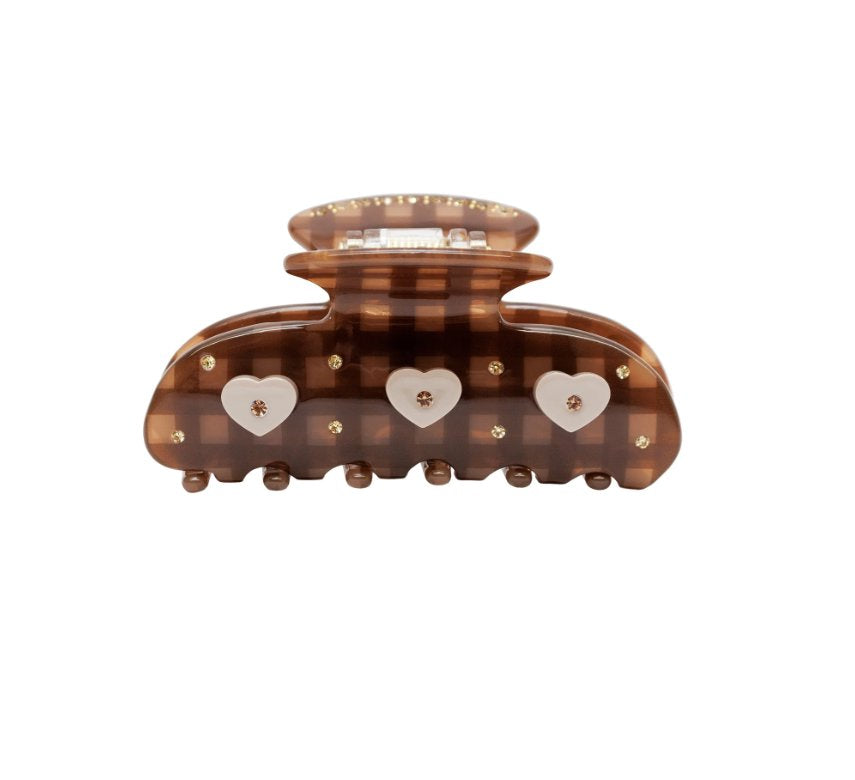 Sweetheart Clip Cuddle Me Gingham Beauty &amp; Hair Emi Jay 